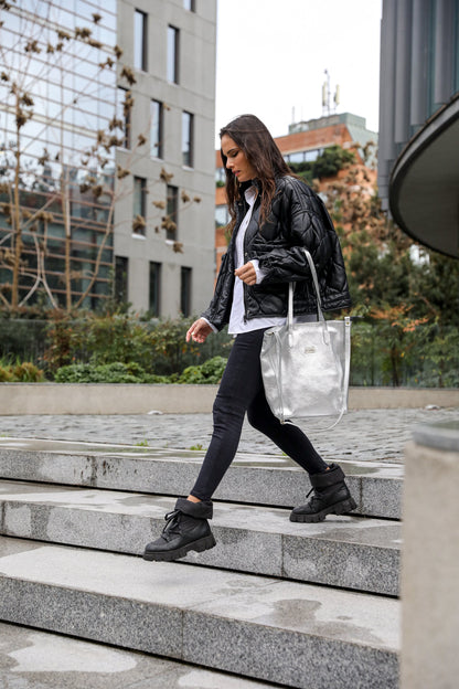 Jacinta silberne Geldbörse