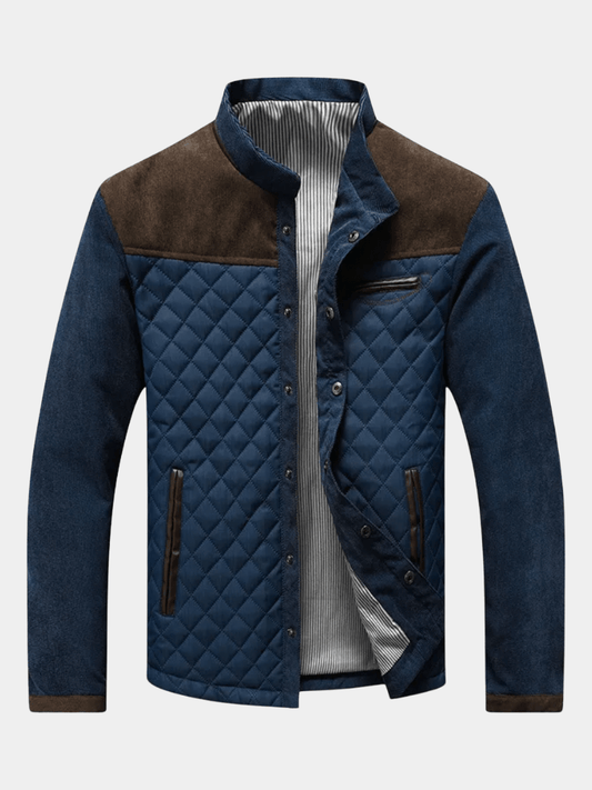 Ethan | Steppjacke mit Rautenmuster