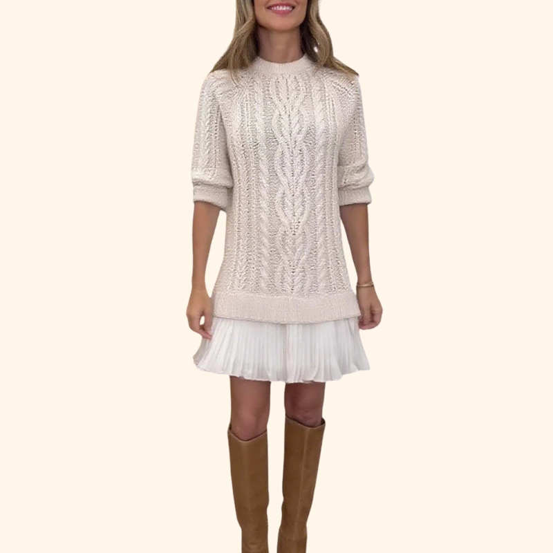 Sarah | Strickpullover Kleid