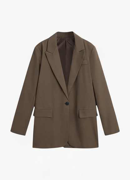 ELYRA™ | Übergroßer Blazer in Unifarben