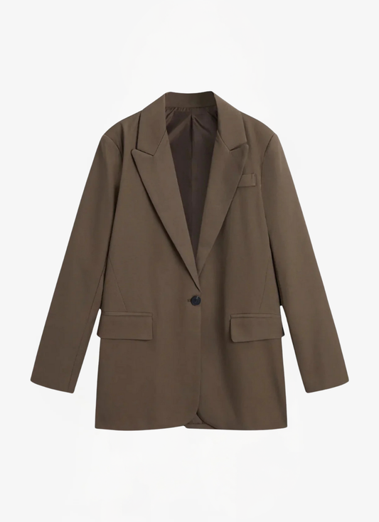 ELYRA™ | Übergroßer Blazer in Unifarben