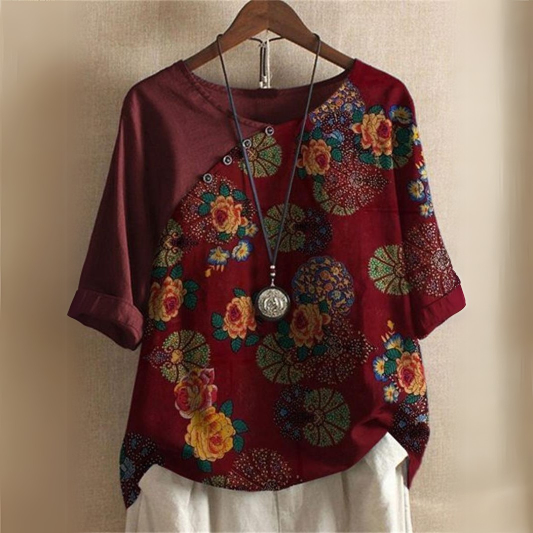 Ella | Schmeichelhafte Elegante Bluse