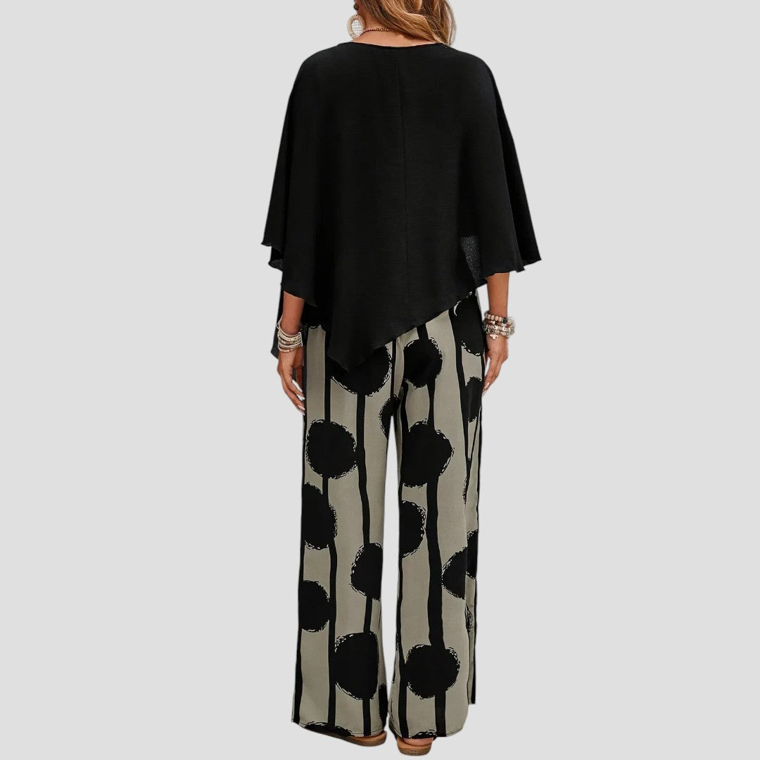 ELISKA | DAMENSET MIT ASYMMETRISCHEM TOP