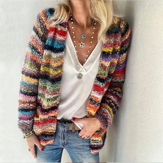 Courtney | Farbenfrohe Strickjacke