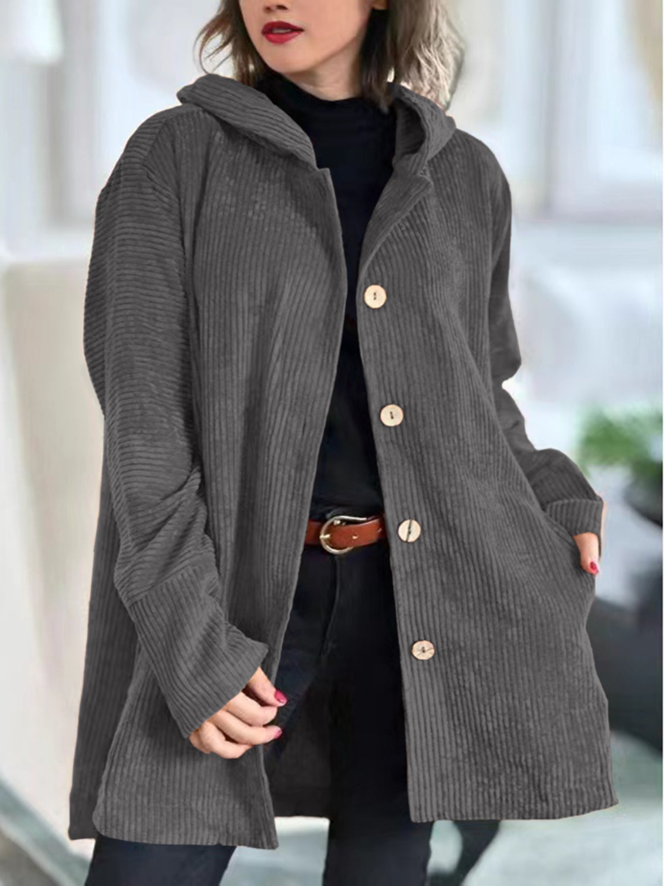 Amber | Cozy Corduroy Jacket