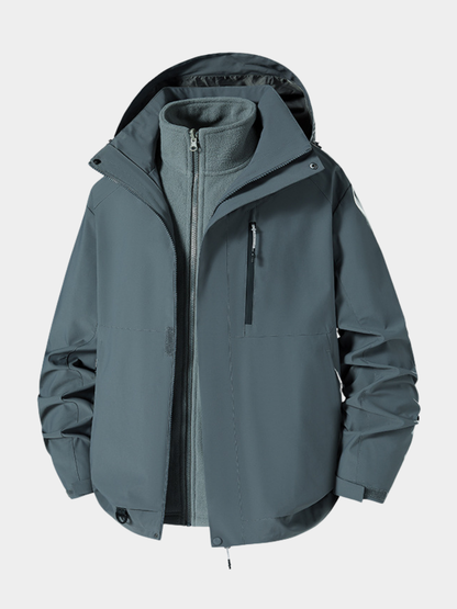 Spirewood – Unisex 3-in-1 Abnehmbare Funktionsjacke