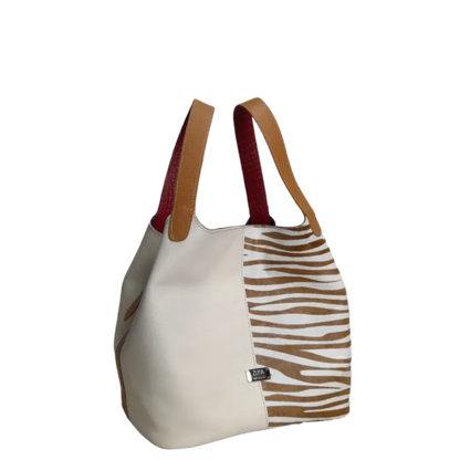 Damentasche Eva Zebra-Leder x Talk