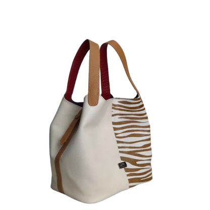 Damentasche Eva Zebra-Leder x Talk