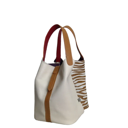 Damentasche Eva Zebra-Leder x Talk