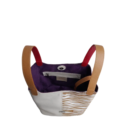 Damentasche Eva Zebra-Leder x Talk