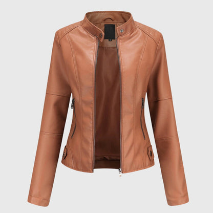 Giorgina™ – Stilvolle Lederjacke für Damen