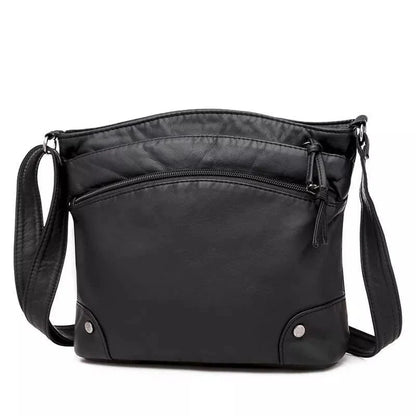 Freya – Leder-Schultertasche