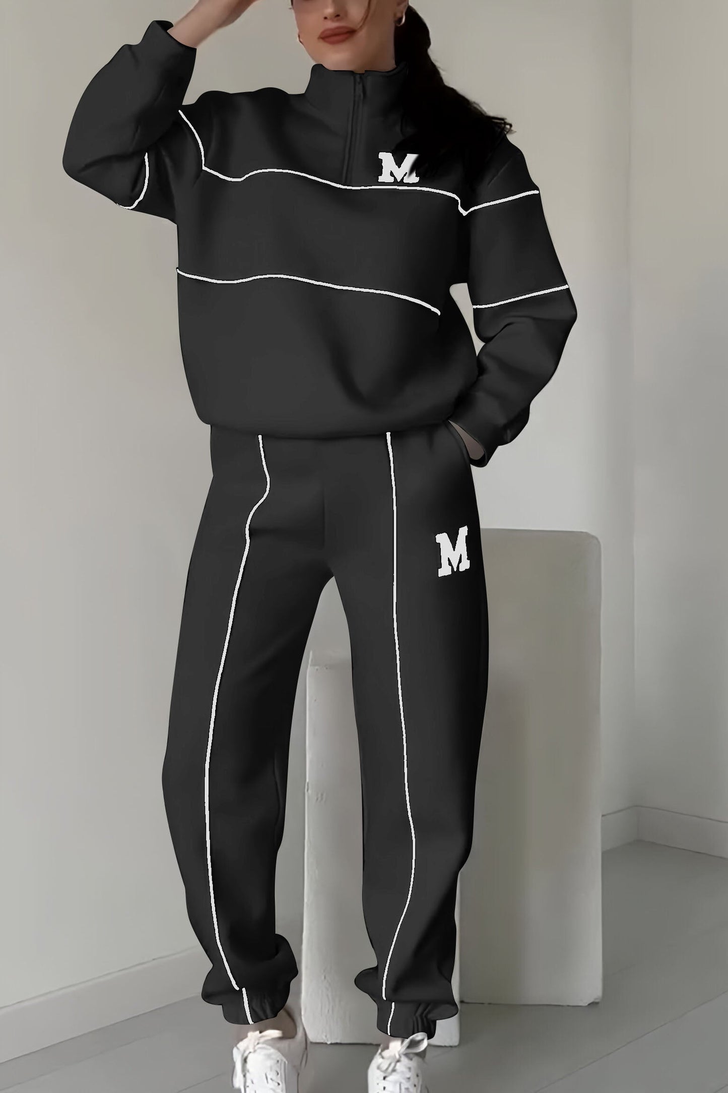 Thalynnae | Komfortables Pullover- und Hosen-Set