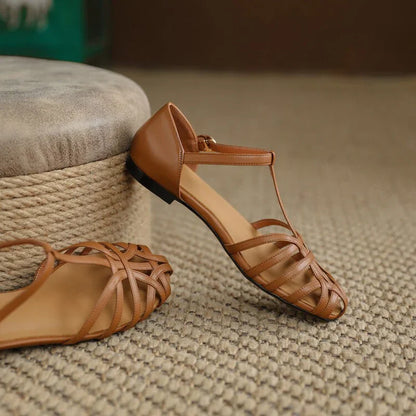 Solenza™| Monroe T-Strap Sandalen