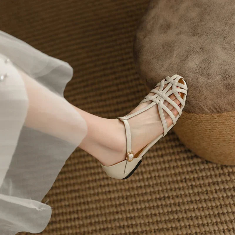 Solenza™| Monroe T-Strap Sandalen