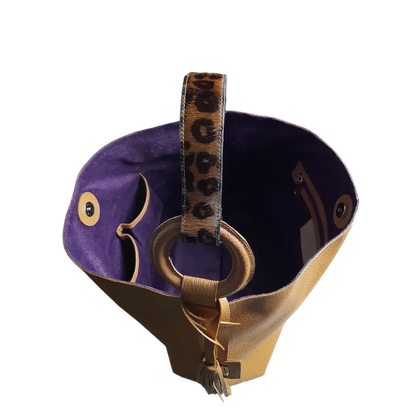 Nora Honig Damen Lederhandtasche