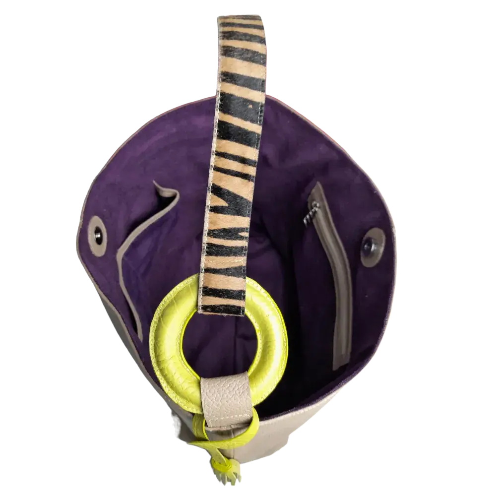 Nora Taupe Damenledertasche