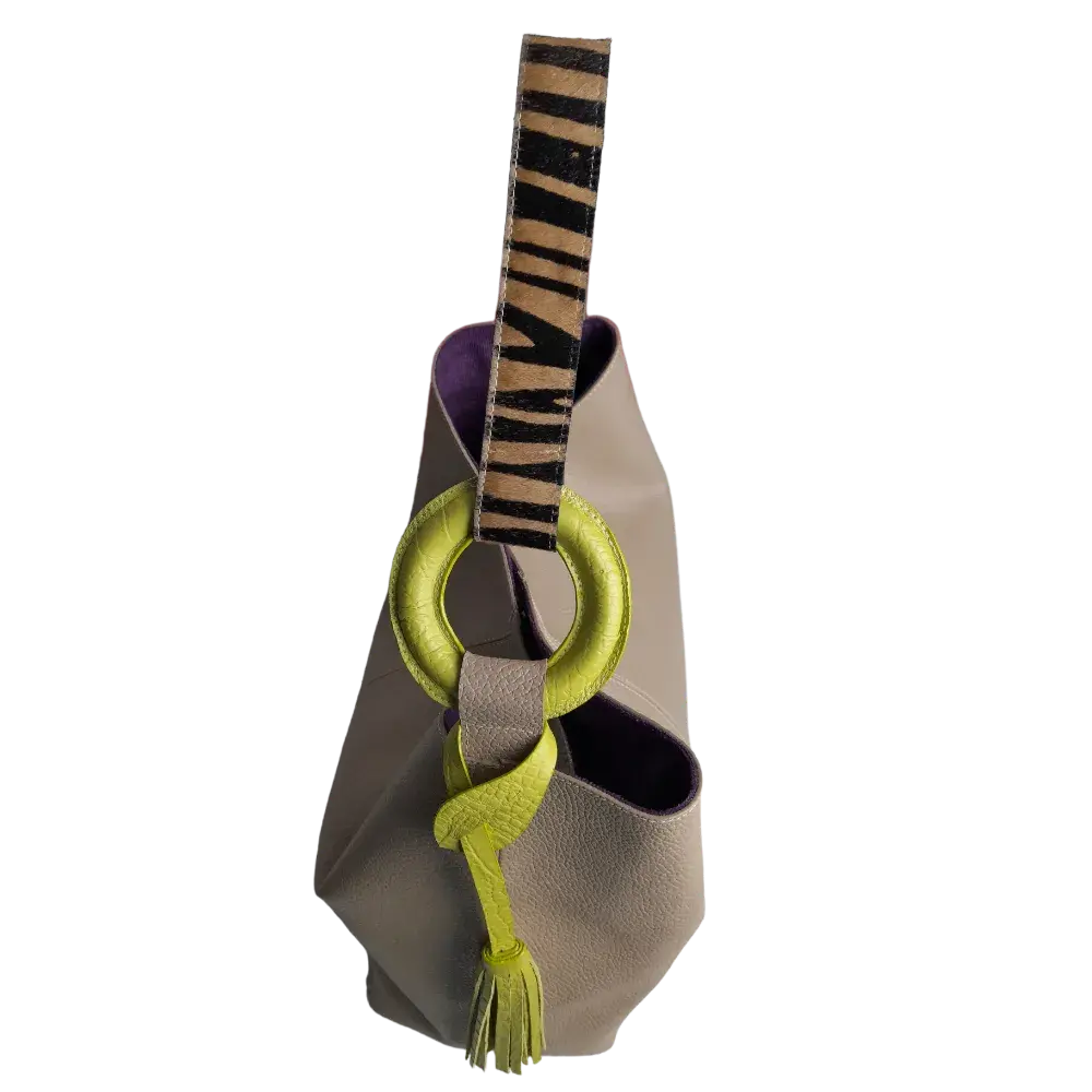 Nora Taupe Damenledertasche