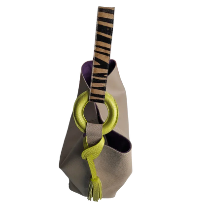 Nora Taupe Damenledertasche