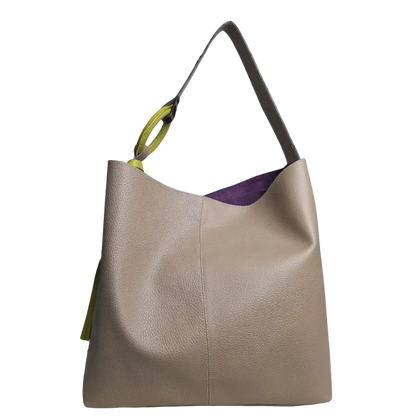 Nora Taupe Damenledertasche