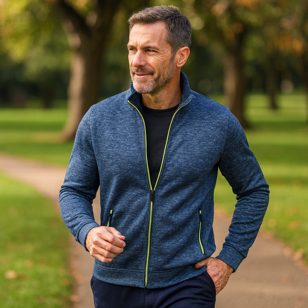 Kasper | Klassische Strickjacke mit Reißverschluss