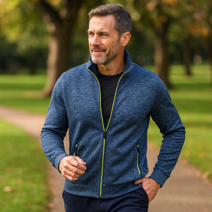 Kasper | Klassische Strickjacke mit Reißverschluss
