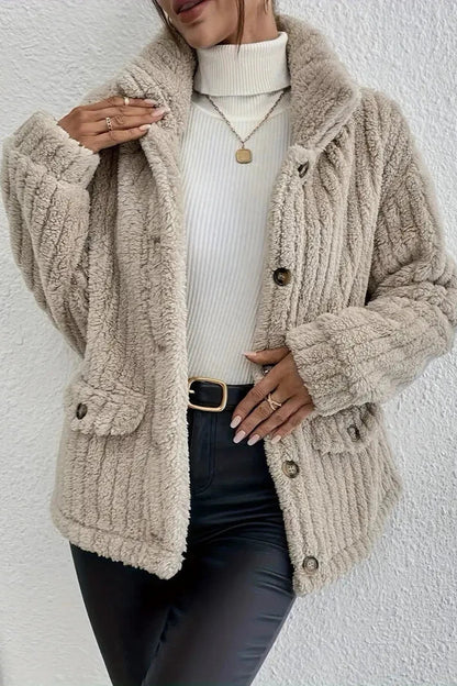 NOVA™ | Wendbarer Samt-Cardigan mit Knopfleiste