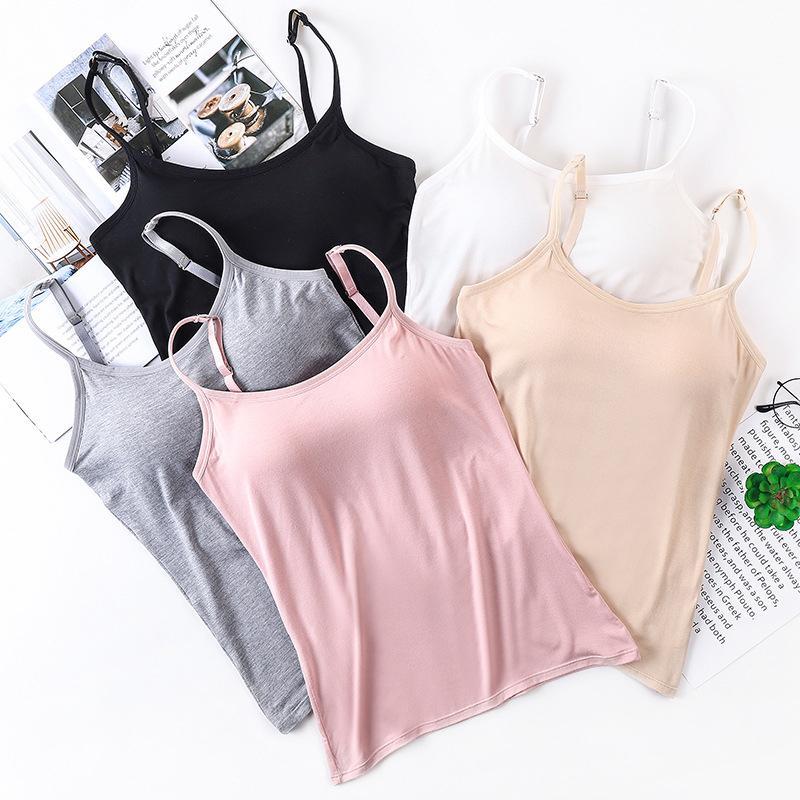 Gepolstertes Tanktop | Trägertop mit integriertem BH