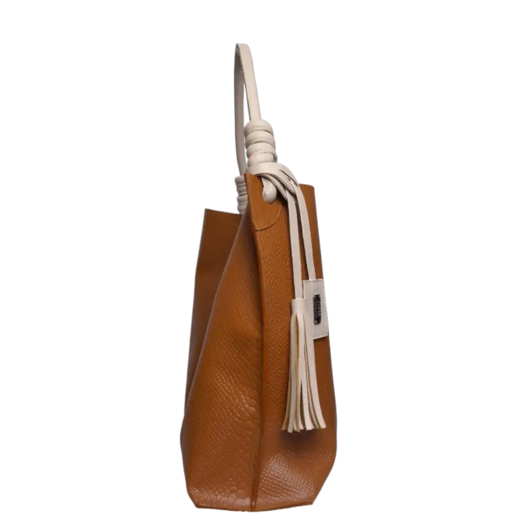 Fernanda Anaconda Honey Damen Lederhandtasche