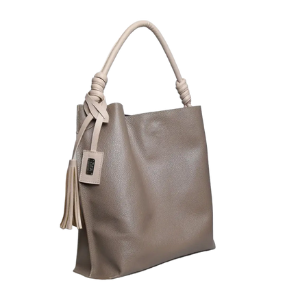 Fernanda Taupe Damenledertasche
