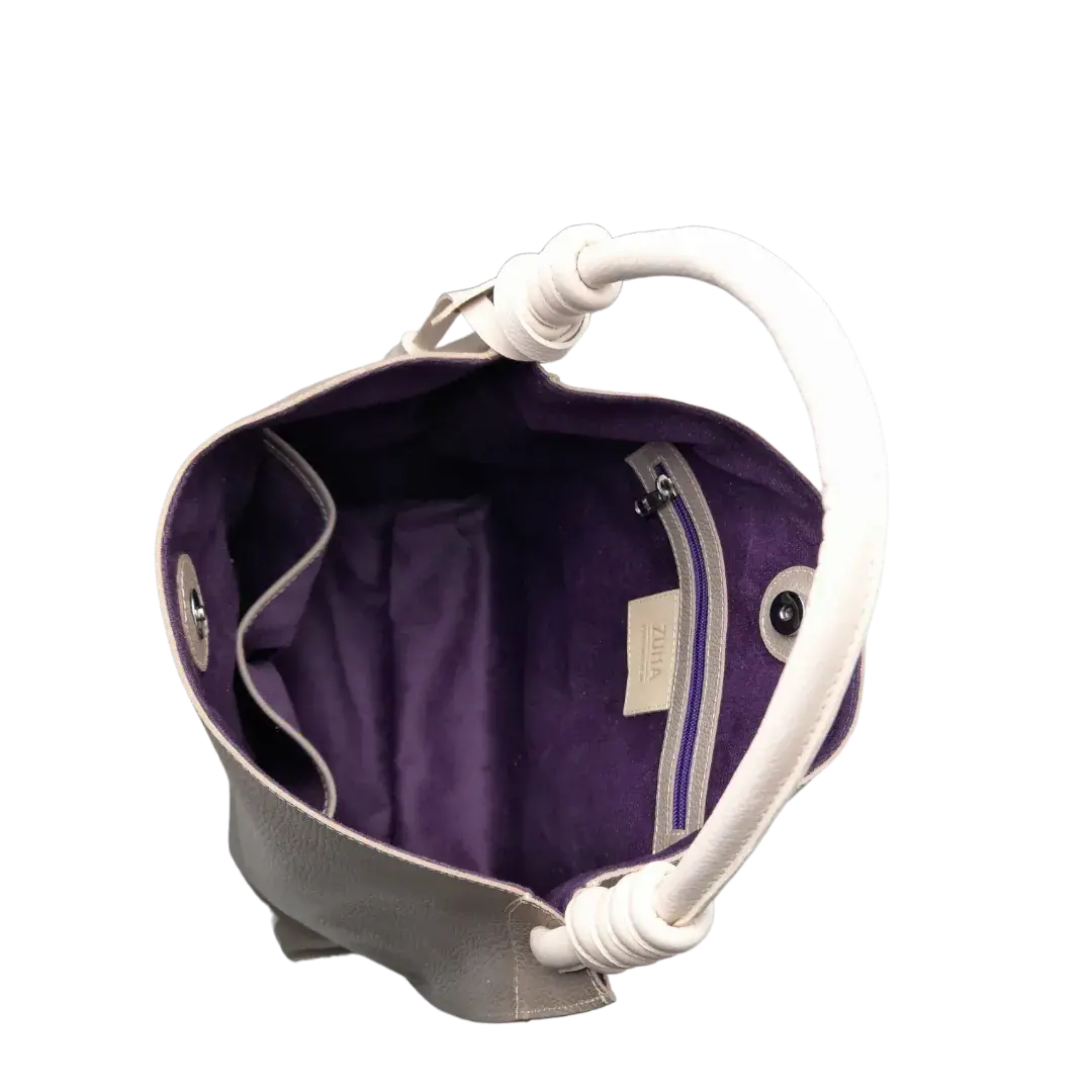 Fernanda Taupe Damenledertasche