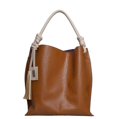Fernanda Anaconda Honey Damen Lederhandtasche