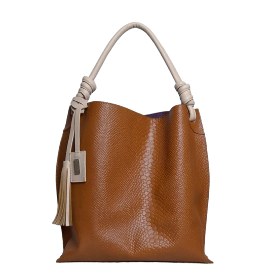 Fernanda Anaconda Honey Damen Lederhandtasche