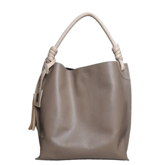 Fernanda Taupe Damenledertasche