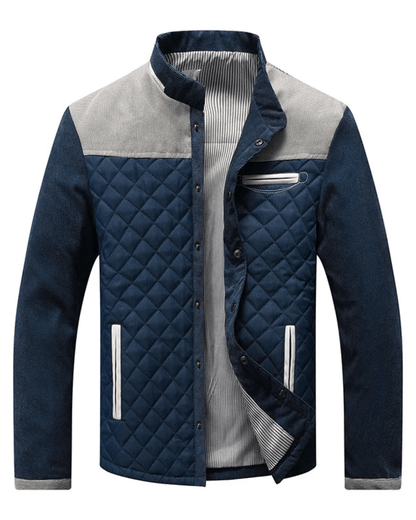 Ethan | Steppjacke mit Rautenmuster