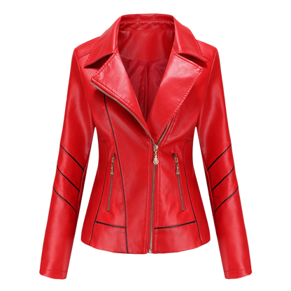 HANNIE - Stilvolle Leder Sommerjacke