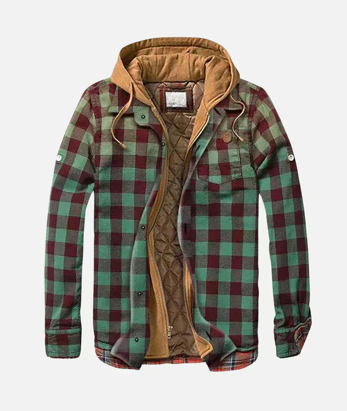 THOMAS - Urbaner Karomuster-Patchwork-Jacke