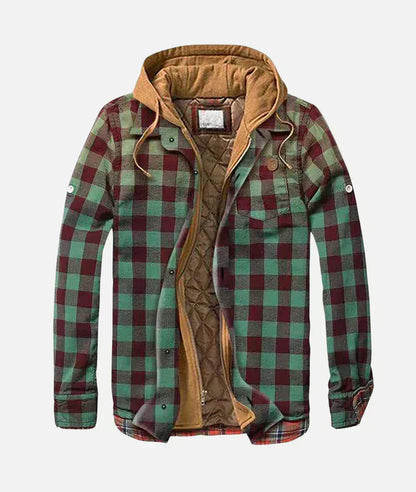 THOMAS - Urbaner Karomuster-Patchwork-Jacke