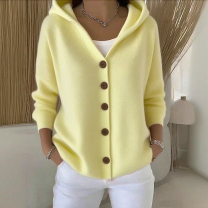 Candy | Damen Kapuzen-Strickjacke