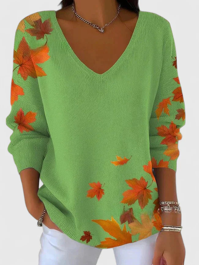 Sera | Eleganter V-Ausschnitt-Pullover