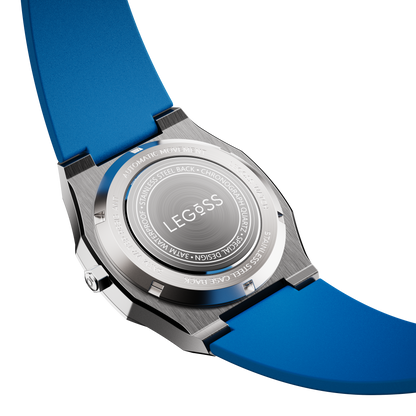 LEGOSS Uhr Blau Edition Arabische Zahlen