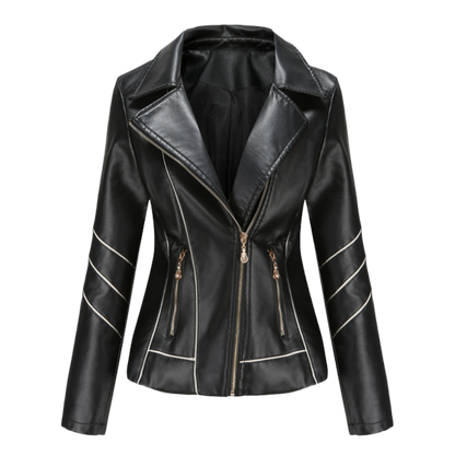 HANNIE - Stilvolle Leder Sommerjacke