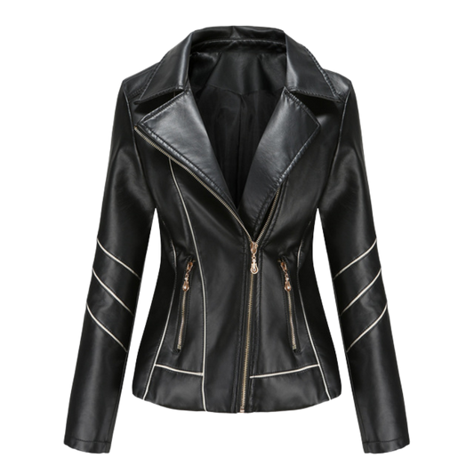 HANNIE - Stilvolle Leder Sommerjacke