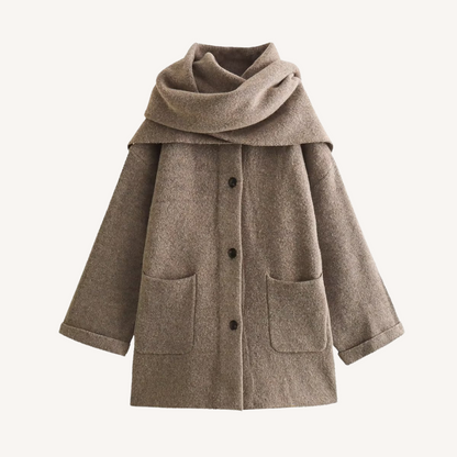 Jodie | Strickjacke mit Schal