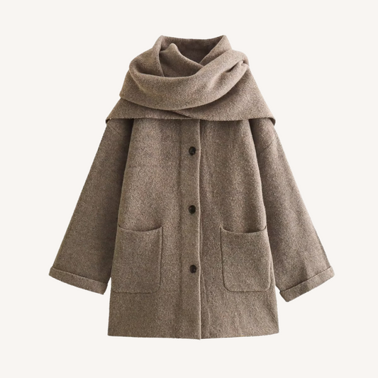 Jodie | Strickjacke mit Schal
