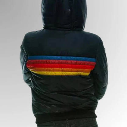 Sierra™ - Retro Gestreifte Pufferjacke