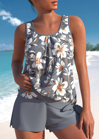 Ari | Schicker asymmetrischer High-Waist-Tankini | Letzter Tag 80 % Rabatt!
