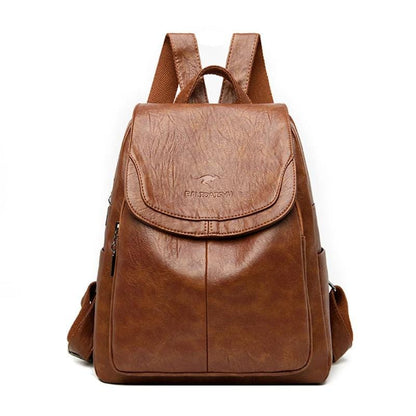 Olivia – Sicherer Leder-Rucksack