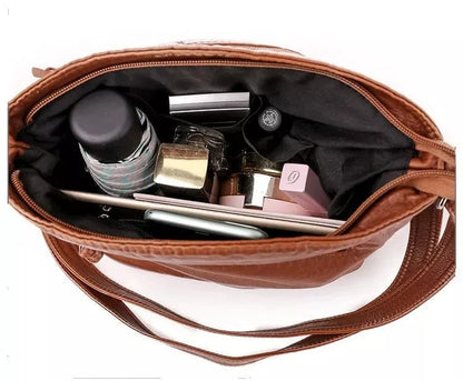 Freya – Leder-Schultertasche