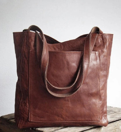 Ella™ | Klassische Leder-Tote
